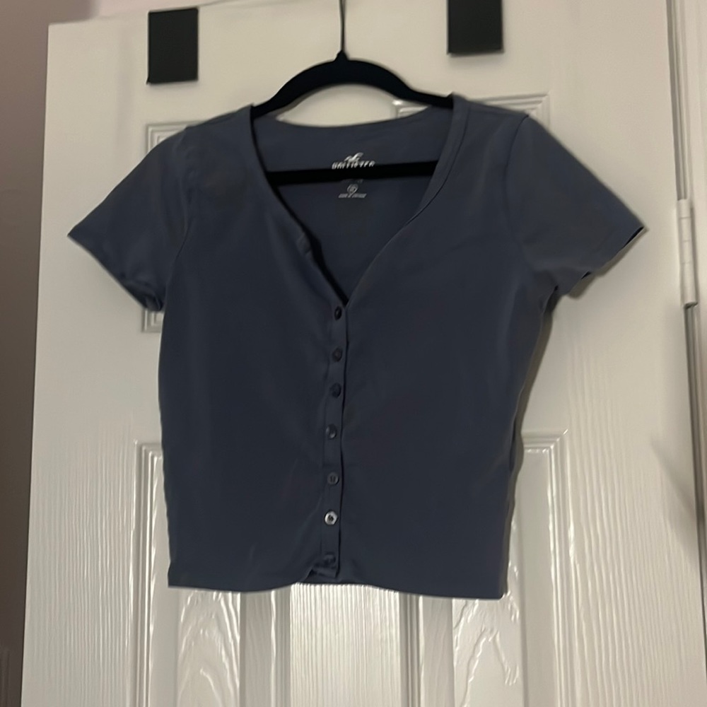 Navy Baby Tee